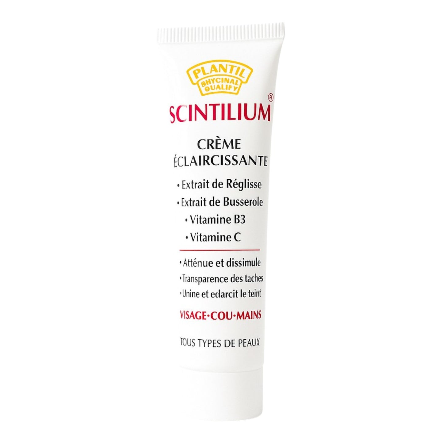 Crème Éclaircissante SCINTILIUM de PLANTIL 30mL