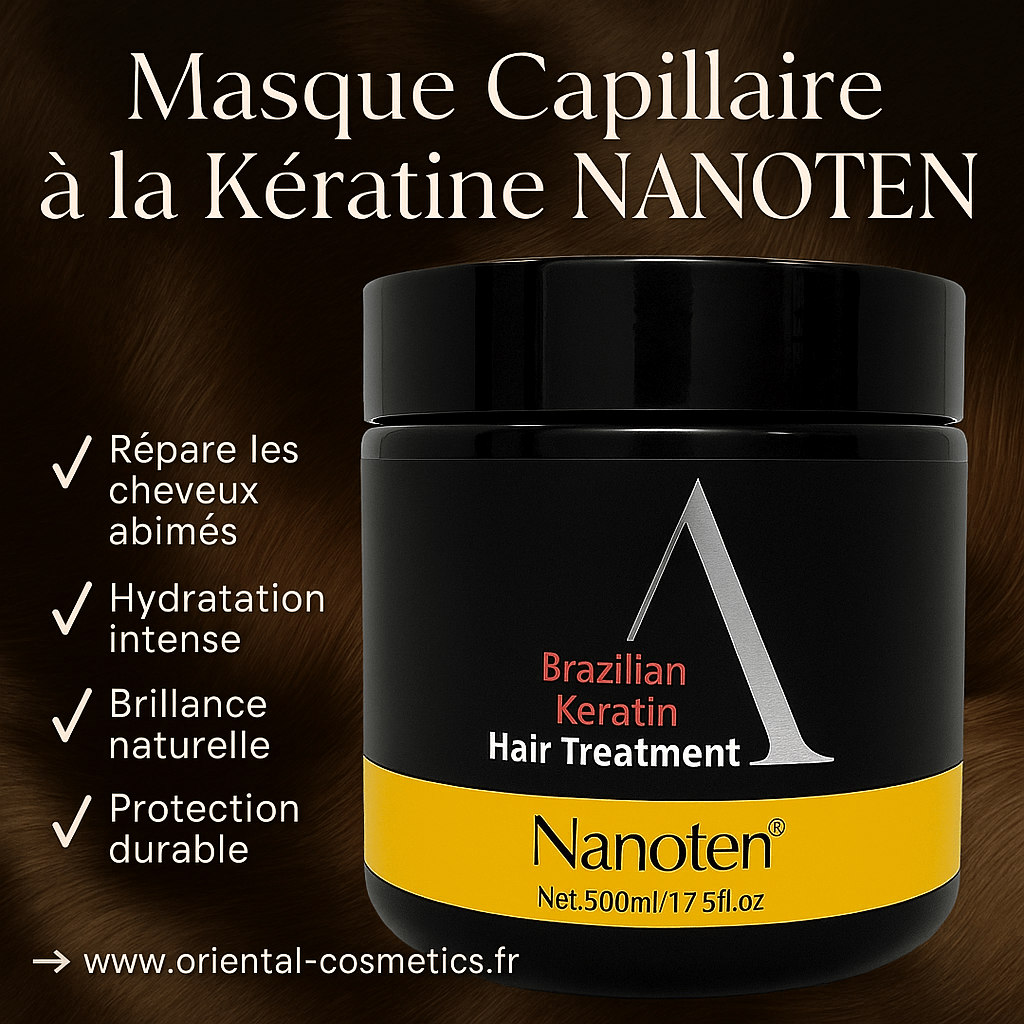 Masque Capillaire à la Kératine NANOTEN 500mL