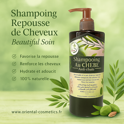 Shampoing Beautiful Soin au Chébé – Spécial Repousse & Anti-Casse 500mL