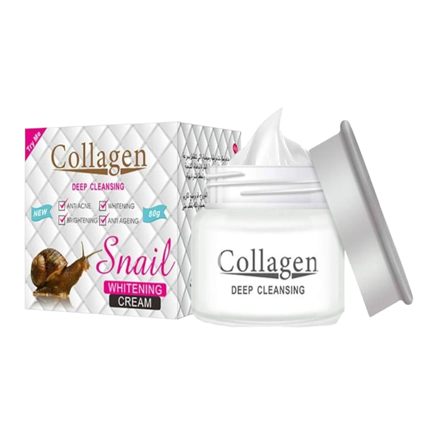 Crème SNAIL au Collagène d'Escargot 80g Oriental Cosmetics