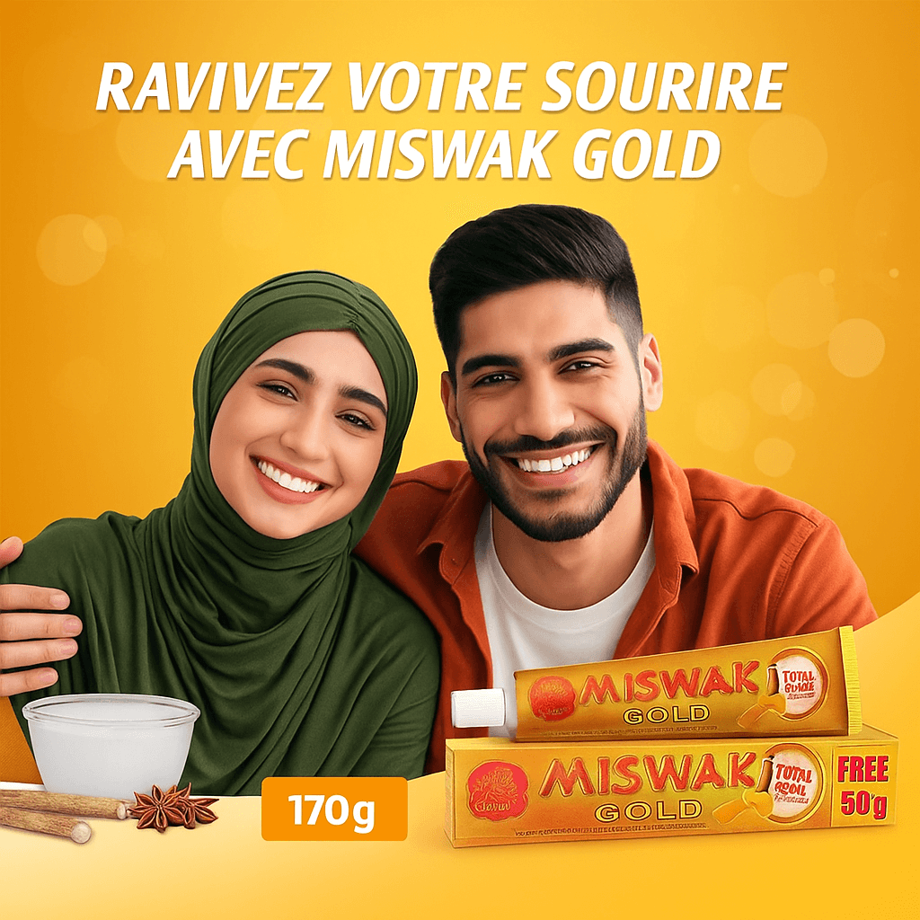 Dentifrice MISWAK Gold au Bois d'Arak Pur 170g