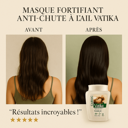 Masque Fortifiant Anti-Chute à l’Ail – VATIKA – 500g
