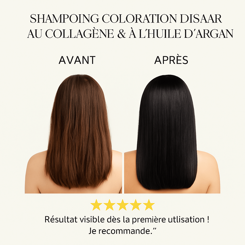 Shampoing Coloration Disaar au Collagène & à l'Huile d'Argan 400mL