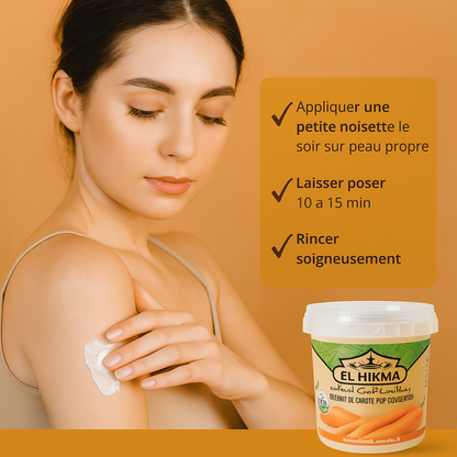Beurre de Carotte AL HIKMA – Éclat & Teint Lumineux 150mL / 350mL