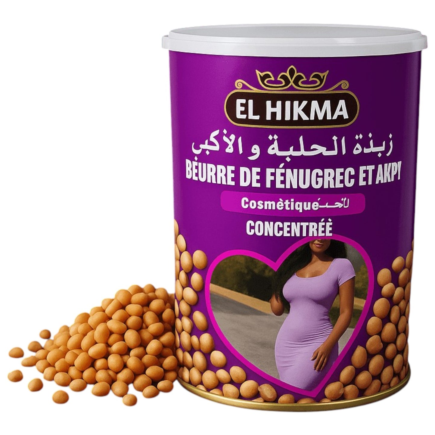 Beurre de Fenugrec & d’Akpi AL HIKMA – Volume & Fermeté 350mL