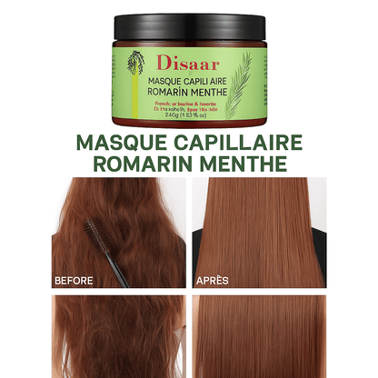 Masque Capillaire Fortifiant au Romarin & Menthe Disaar 340g