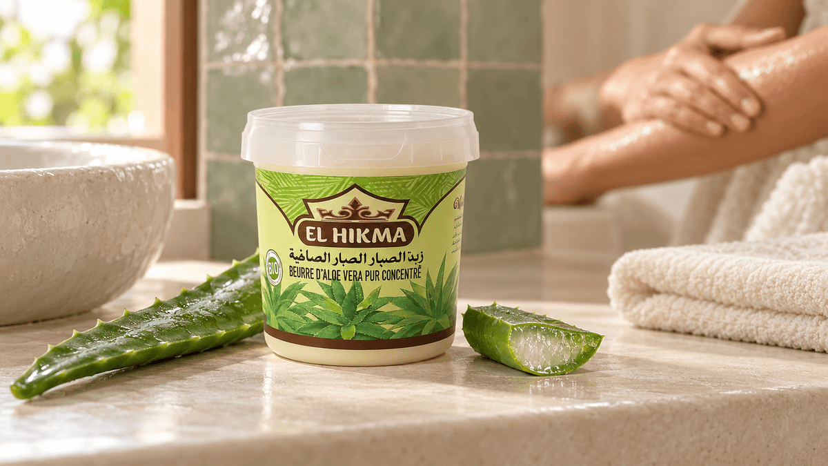Beurre à l’Aloé Vera AL HIKMA – Hydratation & Apaisement 150mL / 300mL