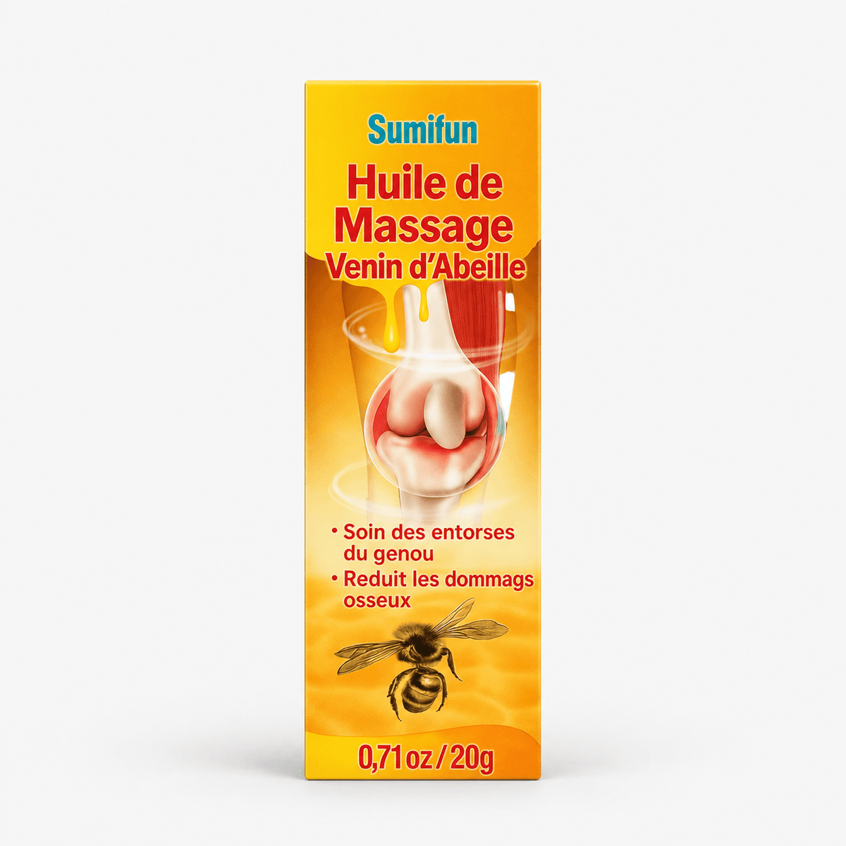 Huile de Massage SUMIFUN au Venin d'Abeille 70mL