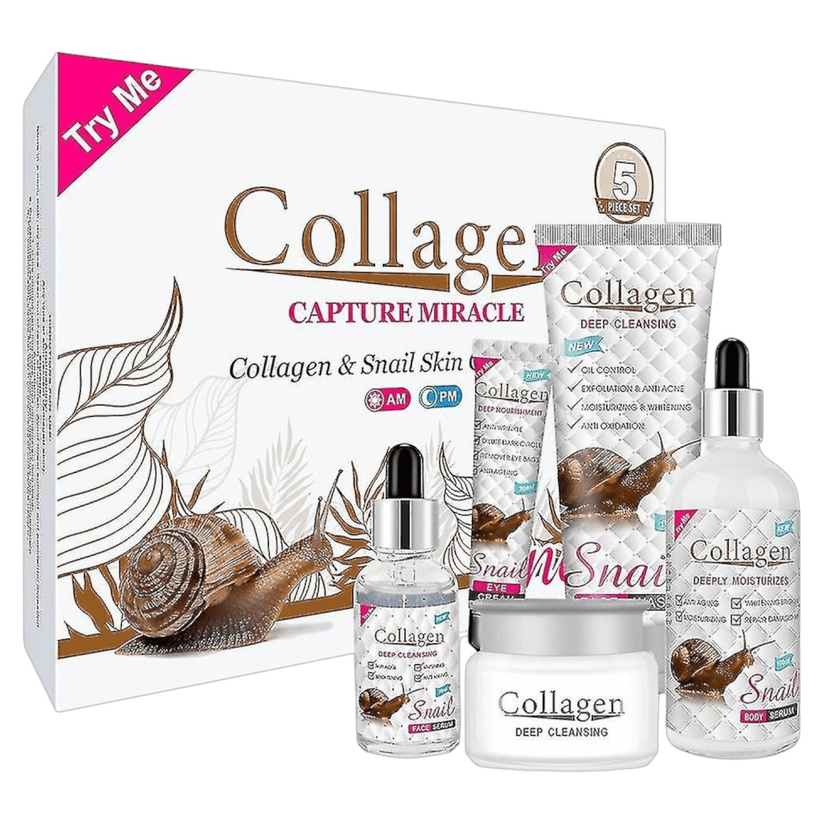 Coffret SNAIL Soins de la Peau au Collagène d'Escargot Oriental Cosmetics