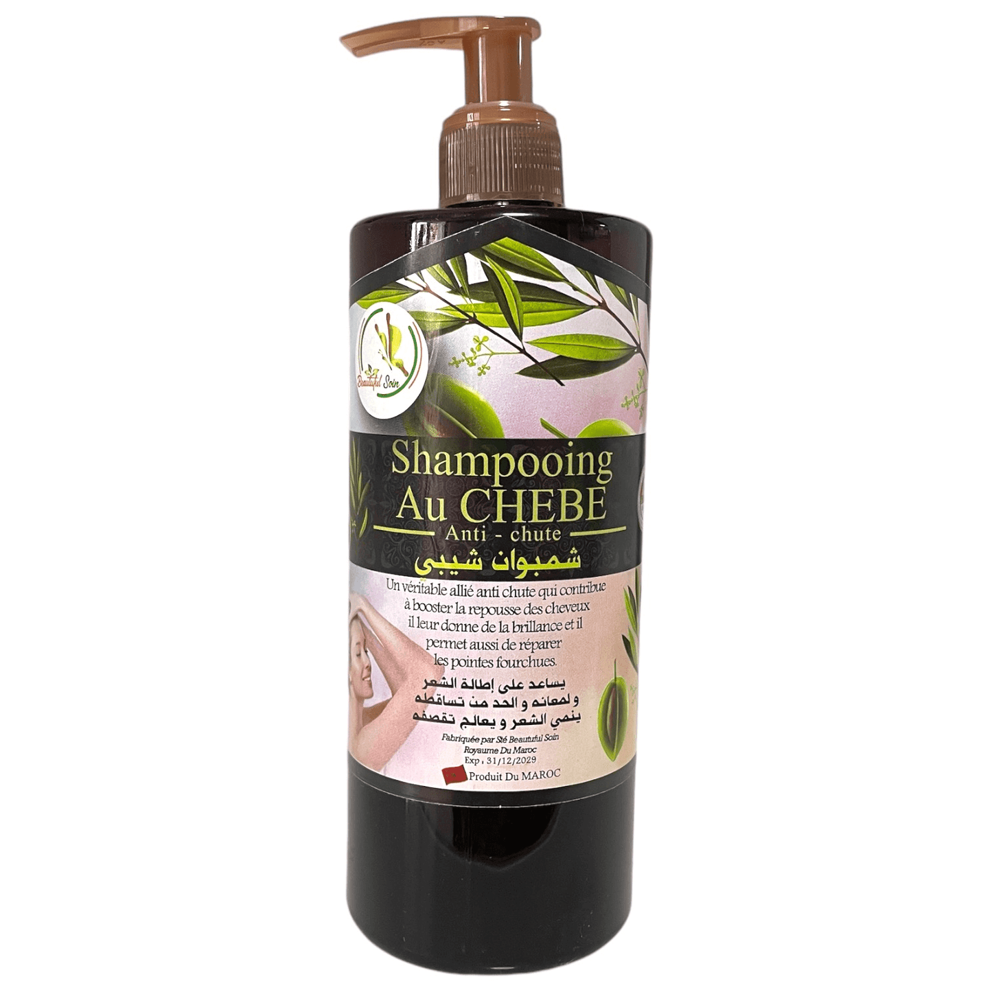 Shampoing Beautiful Soin au Chébé 500mL Oriental Cosmetics