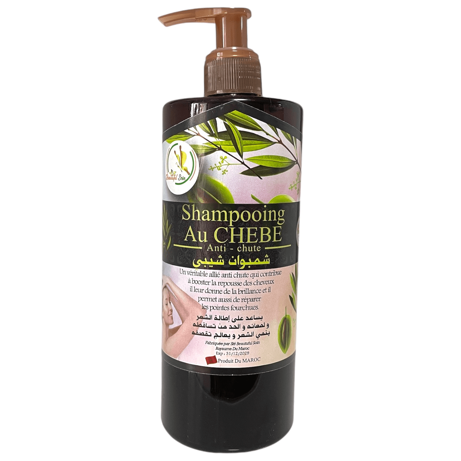 Shampoing Beautiful Soin au Chébé 500mL Oriental Cosmetics