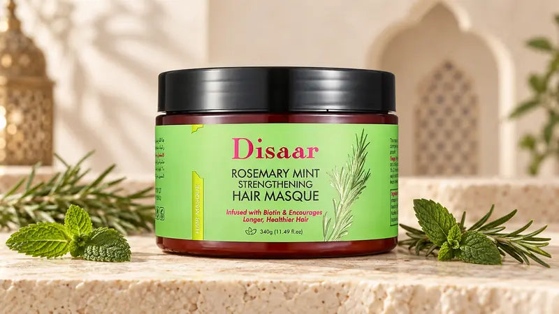 Masque Capillaire Fortifiant au Romarin & Menthe Disaar 340g