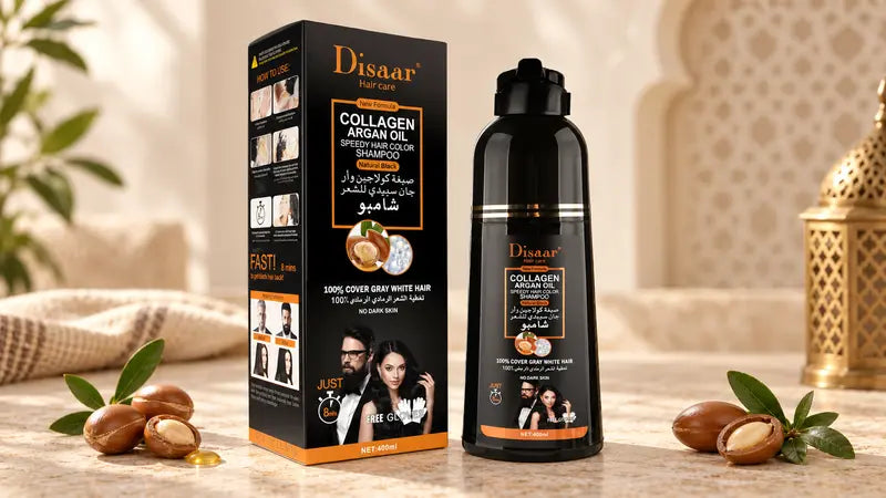 Shampoing Coloration Disaar au Collagène & à l'Huile d'Argan 400mL